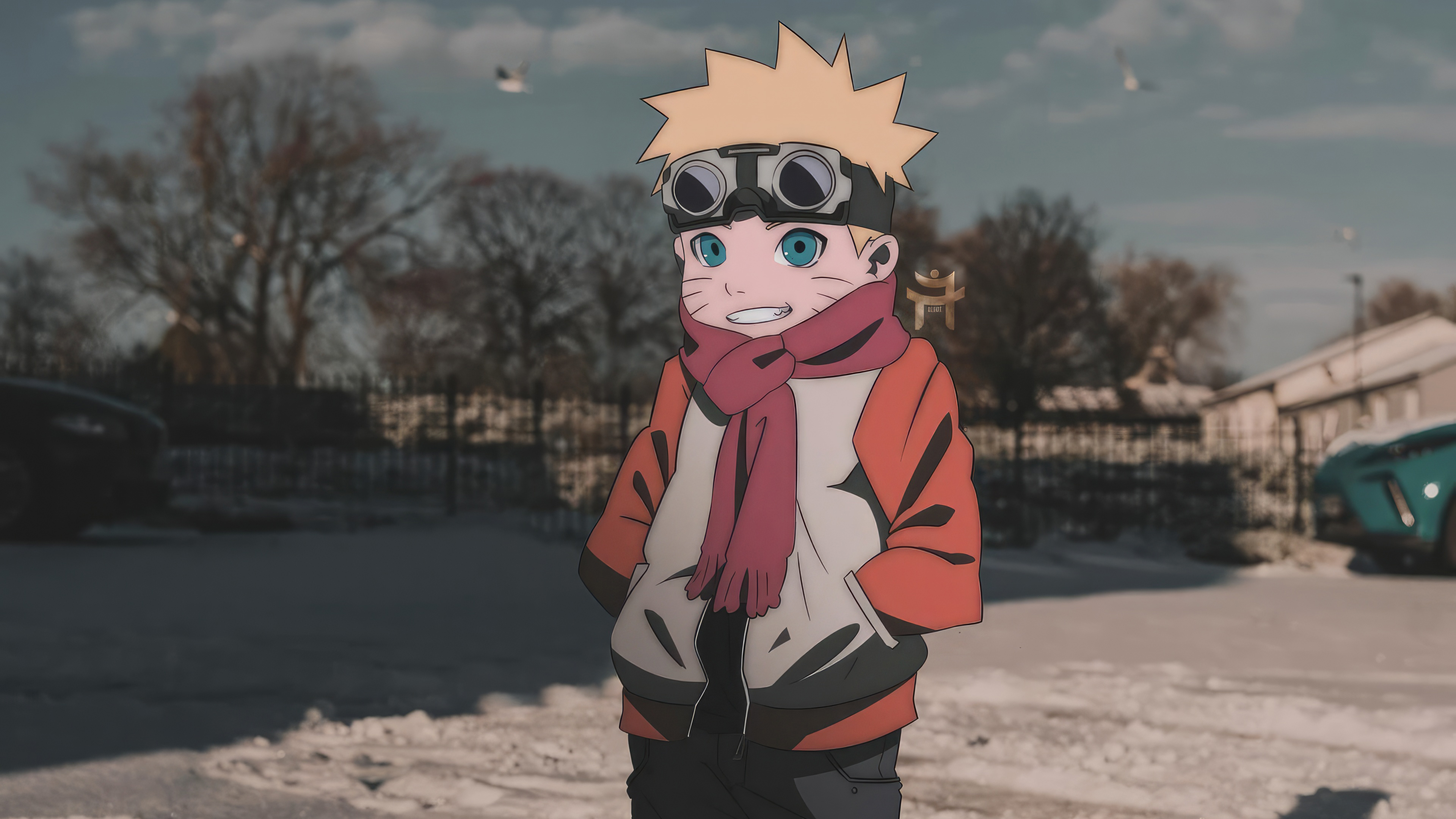 Anime city rain wallpaper used in the Otaku landing page showcase