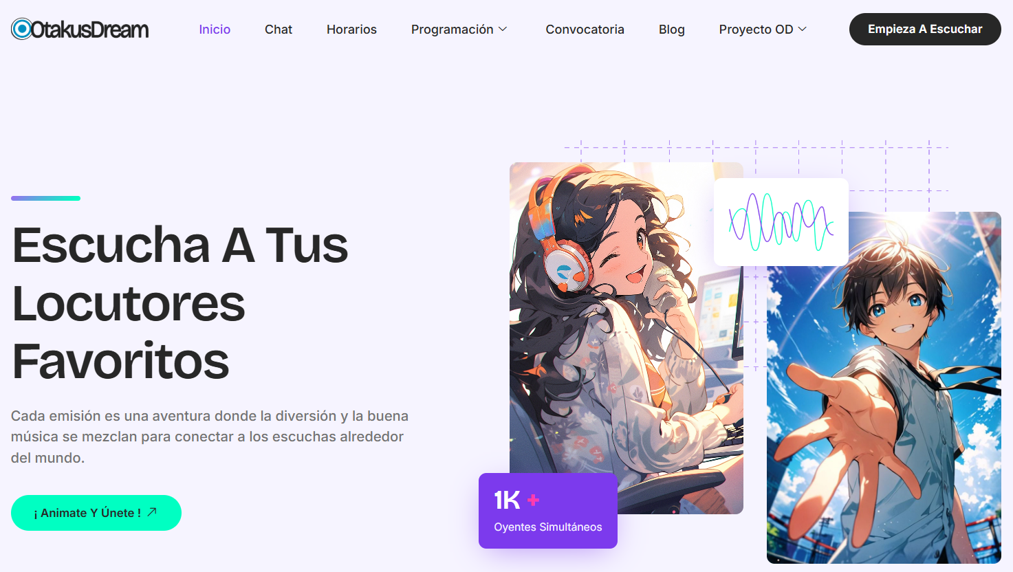 Radio Otakus Dream - Tu Radio Anime Online, Tu Chat Otaku Soñado